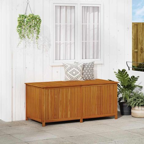Garten-Aufbewahrungsbox 175x80x75 cm Massivholz Akazie (1/5)