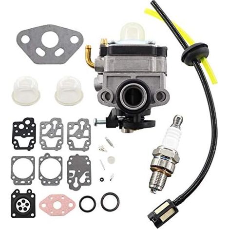 VURAHOME - Carburateur et Membrane Joint Réparation kit pour TB475SS TB525CS TB146EC TB475SS TB490BC TB425CS Essence Taille-haie carburateur Kit de pièces de Rechange Fiable remplacer WYL-229 753-0429 (1/5)