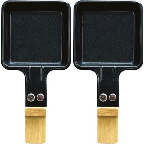 Poelon Quadrato Manico in Legno Meuuuh Set da 2 - Piccolo Bilancia
