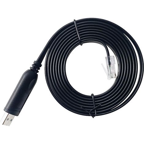 Adaptateur USB vers RJ45 JIKONG pour JK-PB1A16S10P, JK-PB1A16S15P, JK-PB2A16S15P et JK-PB2A16S20P  connexion à un ordinateur (180 cm). (1/5)