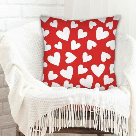 Housses de coussin en polyester résistante lavable en machine pour canapé lit chaise décoratif de ferme la saint-valentin (1/5)