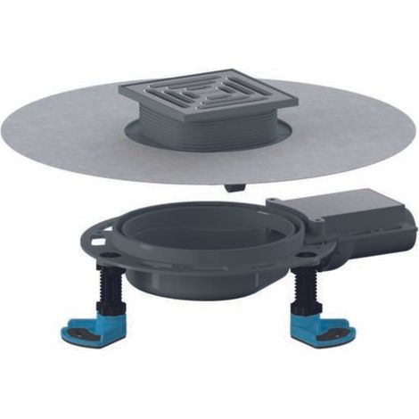 DALLMER Scarico a pavimento DallDrain Pure Plan, DN 40, 120 x 120 mm, 517098