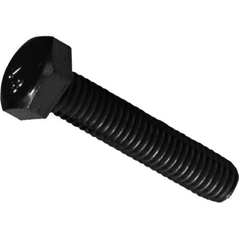 TORNILLO HEXAGONAL 10X35 8.8 DIN.933 PRESION ACERO NEGRO