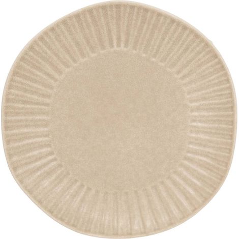 Lote de 4 platos ASS NYERO BEIGE D27 - Atmosphera créateur d'intérieur (1/2)