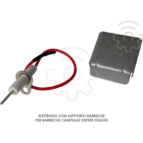 Electrode de rechange avec support barbecue – Pièce détachée pour barbecue Campingaz Expert Deluxe – Compatible avec modèles Expert et Classic