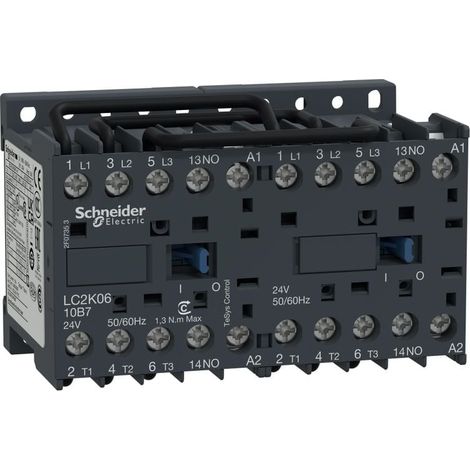 TeSys LC2K - contacteur inverseur - 3P - AC-3 440V - 6A - bobine 24Vca