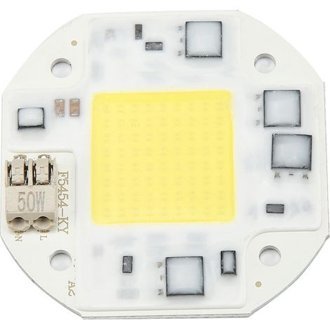 Projecteur LED COB 50W Blanc Froid 100-260V Haute Puissance Ampoule Spot Intégré (1/5)