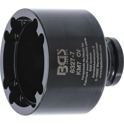 BGS  Llave  de  tuercas  con  pasador  interior  KM7  -  8327-7