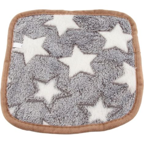 Couverture grise pour animaux de compagnie, chaude, douce et confortable, motif étoiles, jeté en peluche tendance pour chien et chat, idéale pour la maison et le canapé. Couverture grise à étoiles, ta (1/5)