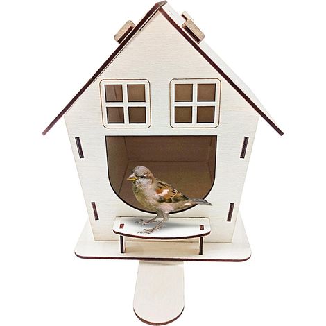 aus Holz zum Bemalen Papageienunterstände aus Holz Vogelhaus