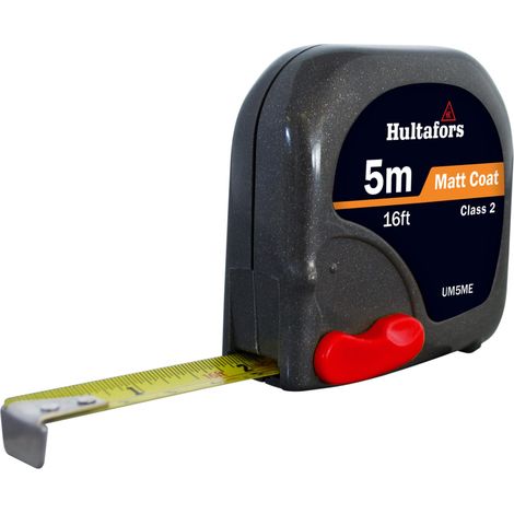 Hultafors UM5ME Uni-Matic II Pocket Tape Measure 5m/16ft Width 16mm HUL369113