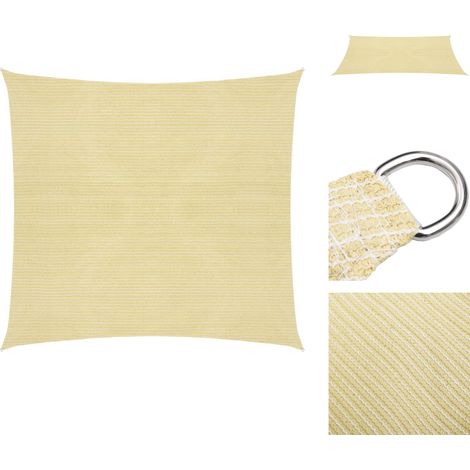 Sonnenschirme & Sonnenschutze - Living Sonnensegel 160 g/m² Beige 3x3 m HDPE (1/5)