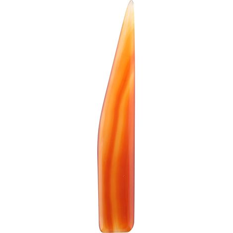 Pierre d'agate artificielle pour brunir et polir à la main bijoux en or et argent (9 cm / 3,54 pouces) (1/5)