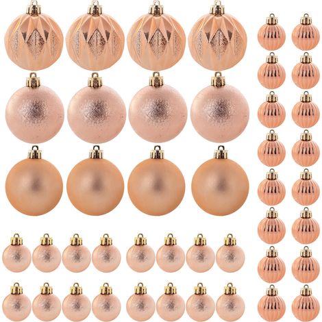 KADAX Set von 44 Kugeln 3/6cm GIF7726 Kupfermischung in