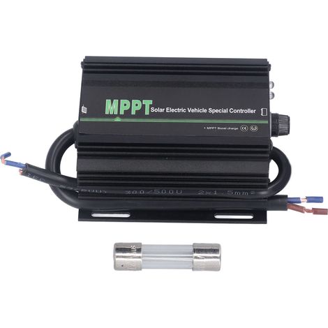 Régulateur MPPT pour panneau solaire JNEVS, chargeur de batterie de voiture électrique, tension réglable avec indicateur LED (1/5)