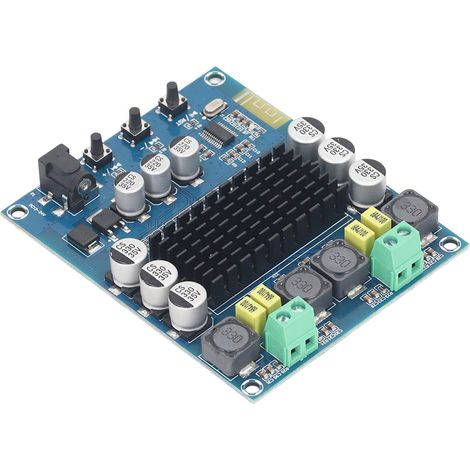 Amplificateur de puissance double canal 120 W, module d'amplificateur audio numérique Bluetooth pour haut-parleurs de voiture (1/5)