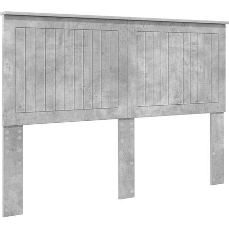 Maison Exclusive - Cabecero con cabecera Gris Concreto 140 cm Mad (1/5)