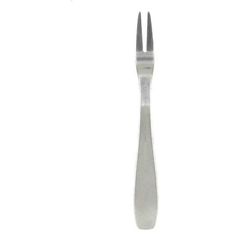 Fourchettes à escargots - Inox - 6 pièces - 12,5 cm - Compatible lave-vaisselle - Deux dents