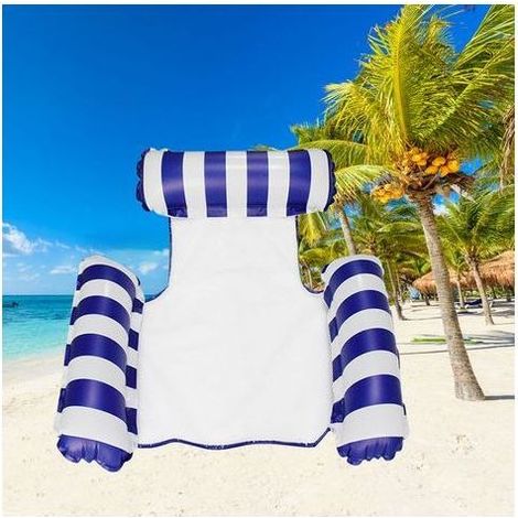 Fauteuil flottant gonflable pour piscine adulte. hamac portable pour piscine. bain flottant pour plage. lac ou autre espace extérieur. (1/5)