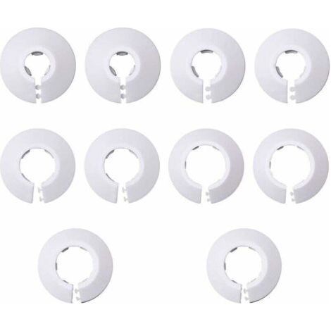 25 Pieces Single Radiator Rosettes, Radiator Rosette, Radiator Pipe Cover, Floor Wall Hole Cover (12/16/20/25/32mm)