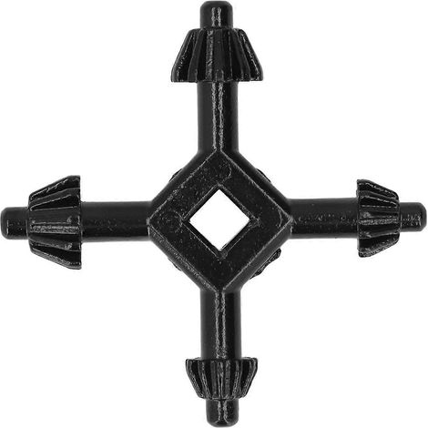 4-in-1-Bohrfutterschlüssel Nr. 45 aus Stahl, multifunktionaler Bohrfutterschlüssel für Bohrer mit Legierungszähnen
