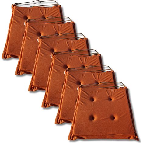 Cuscini per sedia 40x40x3 cm 1333 - set da 6 (1/5)