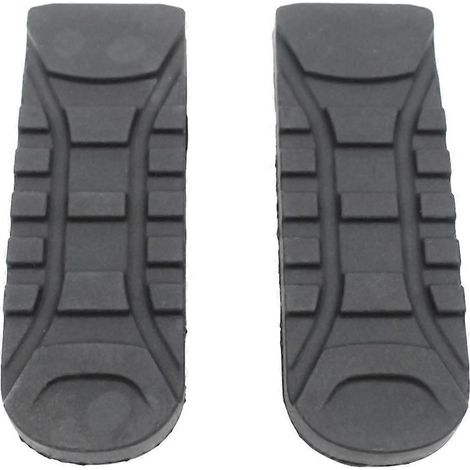 Plaque de repose-pieds avant de moto, revêtement en caoutchouc pour repose-pieds -- (1/5)