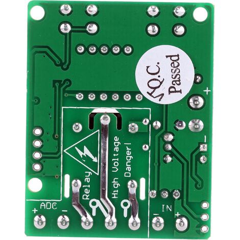 Module de carte de commande de relais de test de détection de tension CC 12 V, de surveillance de charge et de décharge (1/5)