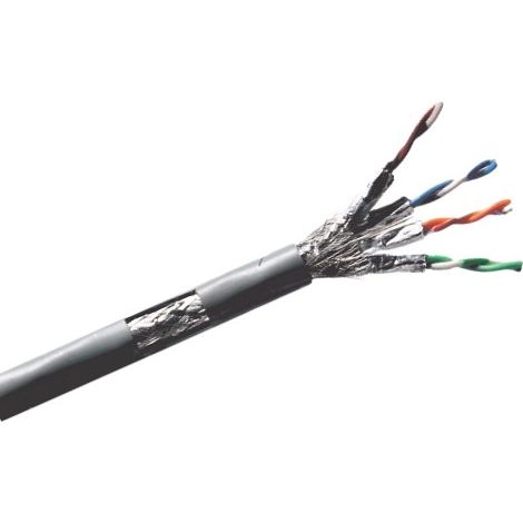 Câble Ethernet catégorie 7a F/UTP RS PRO, 500m LSZH Sans terminaison LSZH ( Prix pour Bobine de 500 Mètres )