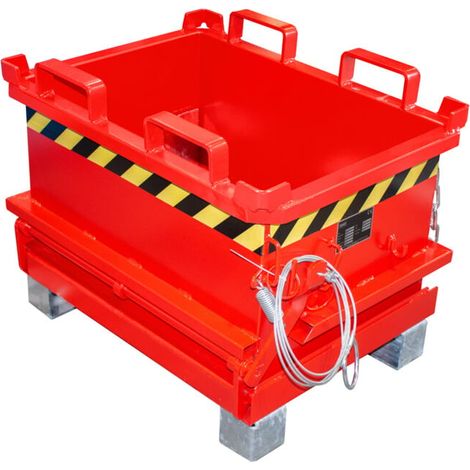 Bauer Südlohn Mini-bac à fond rabattable MSB 150, laqué, rouge feu (1/5)