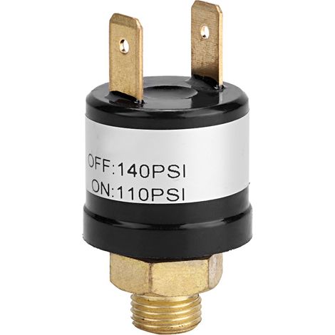 Vanne automatique de régulation de pression d'air 110-140 PSI pour compresseur de pompe à air (1/5)