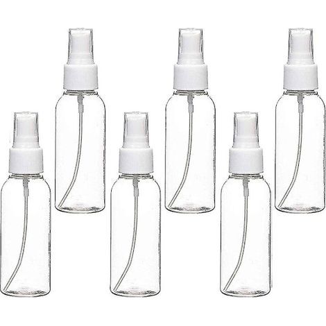 Lot de 30 flacons vaporisateurs de 30 ml (1 oz) transparents, vides, à brume fine, en plastique, mini-ensemble de voyage, petits récipients à liquide rechargeables (1/3)