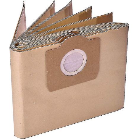 Lot de 10 sacs filtrants pour aspirateur eau et poussière Kärcher WD3 WD3P (1/4)