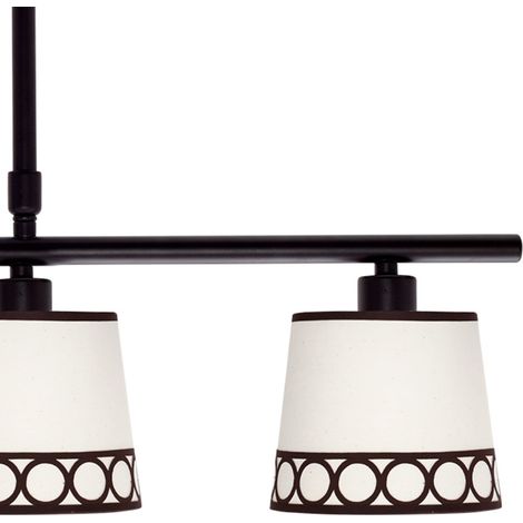 FABRILAMP  Lampara Modelo Dalia 3xe14 Acabado Beis/marron De (1/2)
