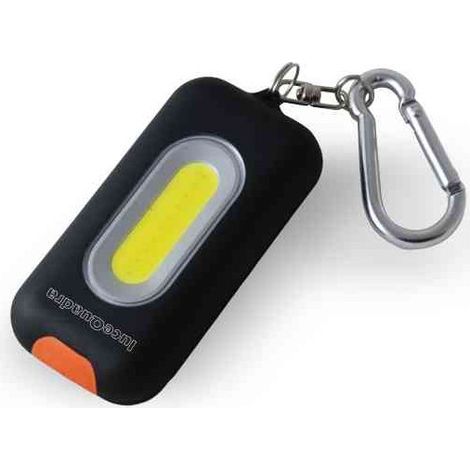 CFG Pocket LED Schwarz Schlüsselanhänger-Blinklicht COB LED