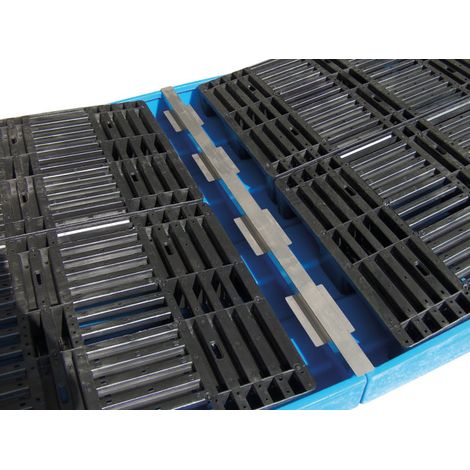 Raccord de bain Bauer Südlohn BWV 2, acier inoxydable 1.4301