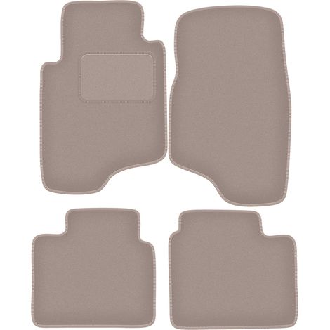 Beige Veloursmatten für: Mitsubishi Pajero II Offroad (1991-1999) (1/5)
