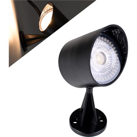 FARETTO LED DA GIARDINO CON PICCHETTO DA TERRA LUCE CALDA 3000K - ALTA EFFICIENZA 7W DESIGN ELEGANTE (1/5)