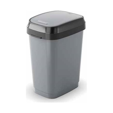 Cubos de basura Keter Swing gris 25l 47,5x37x26
