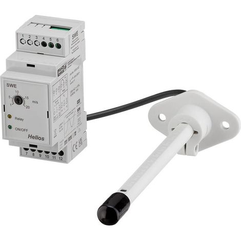 Helios SWE Strömungswächter elektronisch zur Überwachung des Luftstroms in einer Rohrstrecke