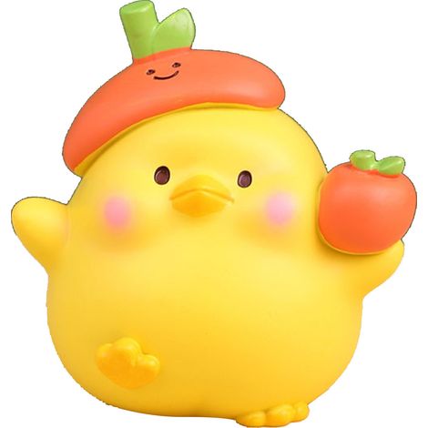 décorative de poussin de dessin animé en résine mignonne (1/5)