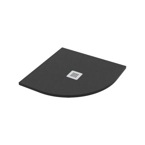 Piatto doccia 80x80 h.2,8 angolare in marmo resina effetto pietra (1/5)