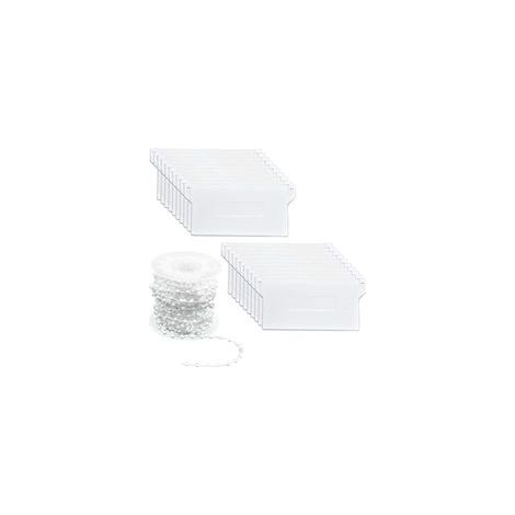 Lamellen Gewichte Vertikaljalousie Kette Rollokette Ersatzteil Set (1/5)