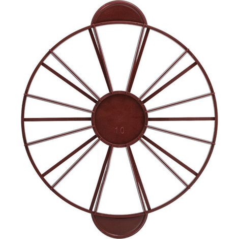 Marqueur de portion de gâteau de qualité alimentaire, rond, pour 10/12 parts de gâteau, coupe-parts égales, diviseur de gâteau à pain, outil de pâtisserie, rouge foncé (marron), 126 g/4,4 oz (280) (1/5)