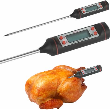 Termometro elettronico da cucina con sonda per carne (1/3)