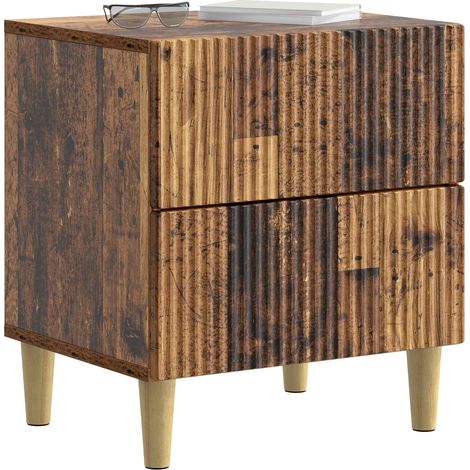 Maison Exclusive - Nachttisch Altholz 43 x 34,5 x 48 cm Holzwerks