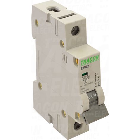 Interruttore automatico C 10A 1P TRACON (1/2)