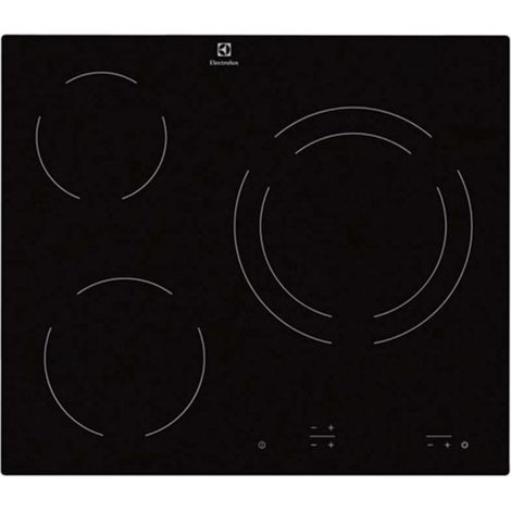 Kochfeld Electrolux Glaskeramik schwarz 60 cm 5700 W