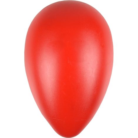 Oeuf rouge en plastique S ø 8 cm x 12.5 cm de hauteur Jouet pour chien - Flamingo (1/5)