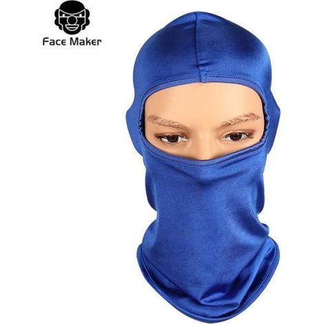 Masque Facial - Extensible Polyester Élasthanne - Couvre Visage Et Cou - Pour Sport Chasse Équitation Plein Air - 1 Pièce (1/4)